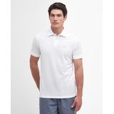 Barbour - Sports Poloshirt - Wit - Katoen Piqué