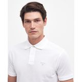 Barbour - Sports Poloshirt - Wit - Katoen Piqué
