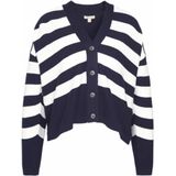 Barbour - Mariner - Gebreide Cardigan - Navy Stripe