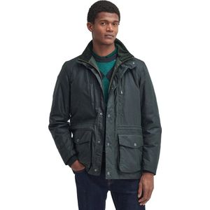 Barbour Falstone Wax Jas Donkergroen