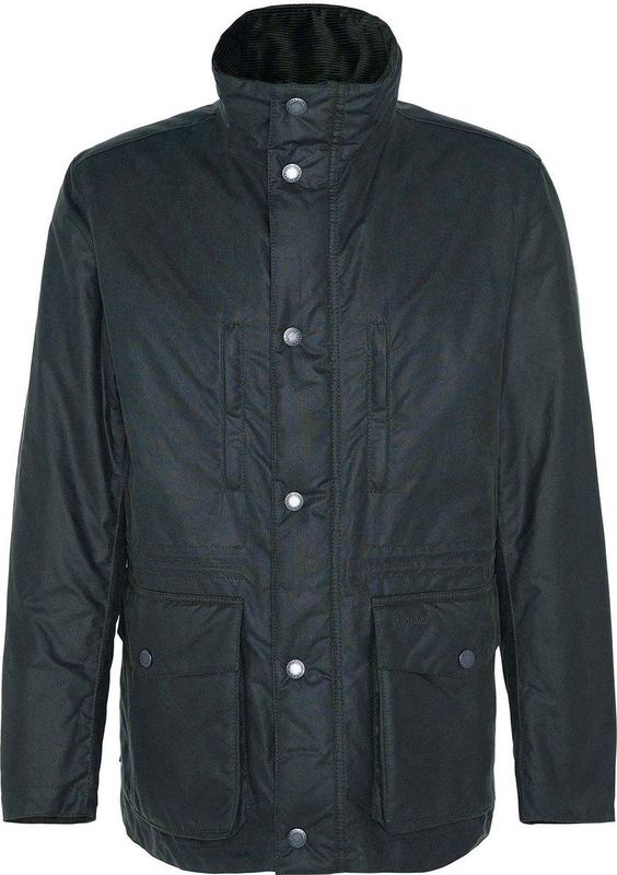 Barbour - Falstone - Regenjas - Donkergroen - Gewaxt Katoen