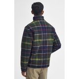 Barbour - Tartan Fleece Zip Through Classic Tartan - Marine Blauw - Fleece