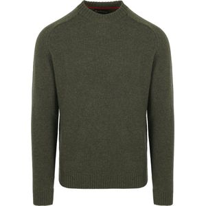 Barbour Grangetown Trui Wol Olijfgroen - Heren