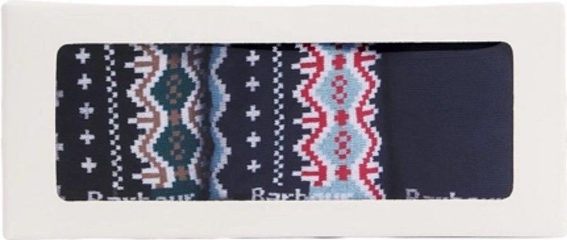 Barbour - Fair Isle Sok Set - Huissokken - Multikleur - Katoenmix