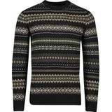 Barbour - Trui - Zwart - Geprint - Wol