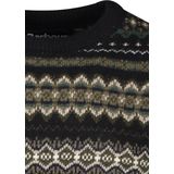 Barbour - Trui - Zwart - Geprint - Wol