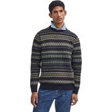 Barbour - Trui - Zwart - Geprint - Wol