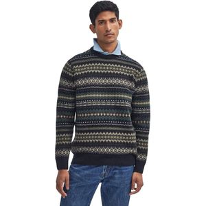 Barbour - Trui - Zwart - Wol - Geprint