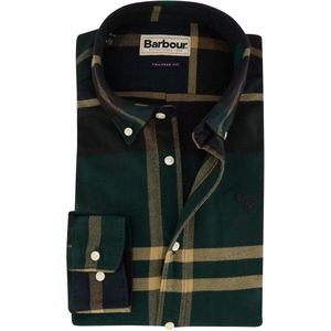 Barbour - Casual Overhemd - Groen Blauw Geruit - Katoen Flanel