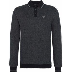 Barbour - Hilden Knitted Polo - Charcoal - Herenpolo