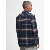 Barbour - Coldfall Relaxed Fit Checked Shirt - Blouse - Navy - 100% Katoen