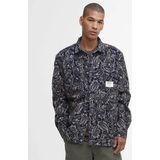 Barbour - Brignall Relaxed Fit Printed Cord Overshirt - Navy - Overhemd