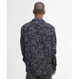 Barbour - Brignall Relaxed Fit Printed Cord Overshirt - Navy - Overhemd