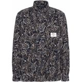 Barbour - Brignall Relaxed Fit Printed Cord Overshirt - Navy - Overhemd