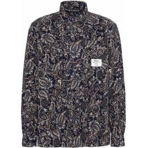 Barbour Overhemd Brignall Relaxed Fit Cord Navy