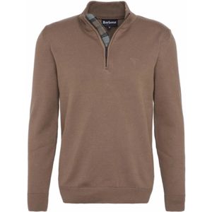 Trui Barbour Men Avoch Half Zip Sweater Fossil-XXL
