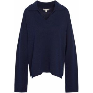 Barbour Trui Fearne Knitted - Navy