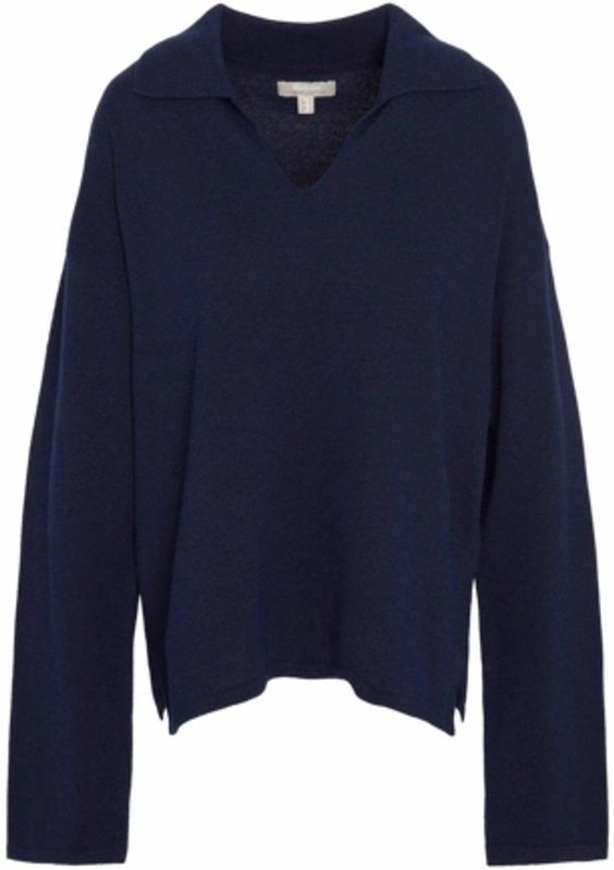 Barbour Trui Fearne Knitted - Navy