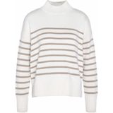 Barbour - Shelly Knitted Jumper - Trui - Cloud Camel - 100% Katoen