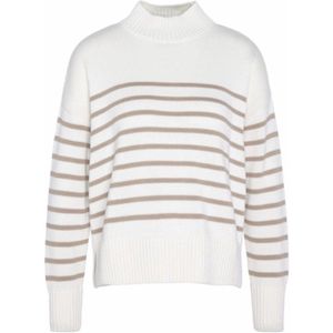 Barbour - Shelly Knitted Jumper - Trui - Cloud Camel - 100% Katoen