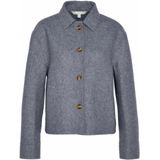 Barbour - Emery Overshirt - Overhemd - Grey Marl - 70% Wol, 30% Polyester