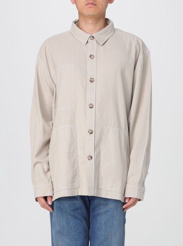 Longsleeve Shirt - Ecru - Met Borstzakken