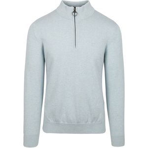 Barbour - Half Zip Trui - Donkerblauw - Katoen