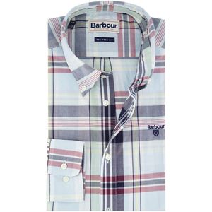Barbour - Overhemd - Lichtblauw - Katoen - Tailored Fit