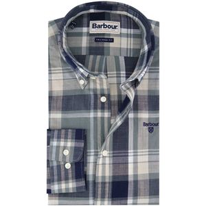 Barbour - Tailored Fit - Overhemd - Blauw - 100% Katoen