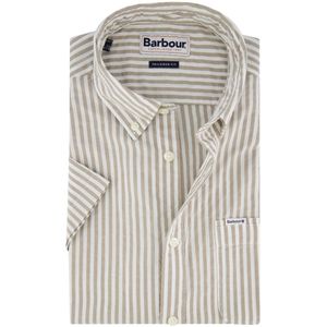 Barbour - Overhemd - Beige - Gestreept - 100% Katoen