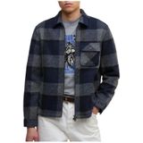 Barbour - Hailwood Fleece Overshirt - Marine Blauw - Blouse