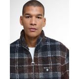 Barbour - Tartan Fleece Zip Through - Fleece - Marine blauw