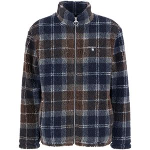 Barbour - Tartan Fleece Zip Through - Fleece - Marine blauw