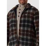 Barbour - Tartan Fleece Zip Through - Fleece - Marine Blauw - Heren