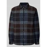 Barbour - Chapter Tailored Check Overshirt - Marine Blauw - Herenoverhemd