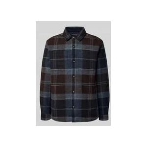 Barbour - Chapter Tailored Check Overshirt - Marine Blauw - Herenoverhemd