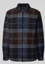 Barbour - Chapter Tailored Check Overshirt - Marine Blauw - Herenoverhemd