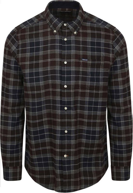 Barbour - MSH5014 - Overhemd - Donker Groen - Lange Mouw