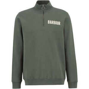 Barbour - Cotes Half Zip Sweatshirt - Groen - Sweatshirt
