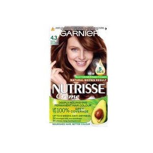 Garnier Nutrisse Permanent Hair Dye (Verschillende tinten) - 4.3 Dark Golden Brown (Davina's Shade)