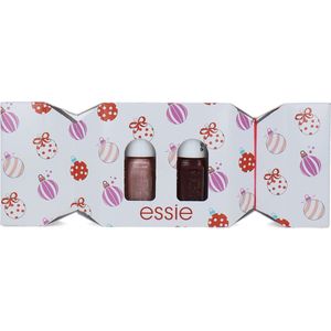 Essie Xmas Cracker 2pc Mini Gift Set - Bordeaux-Penny Talk