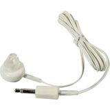 SoundLAB - Mono In-Ear Oordopjes - Wit - 1 Meter