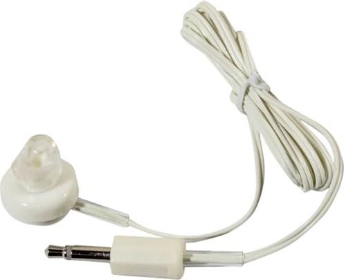 SoundLAB - Mono In-Ear Oordopjes - Wit - 1 Meter