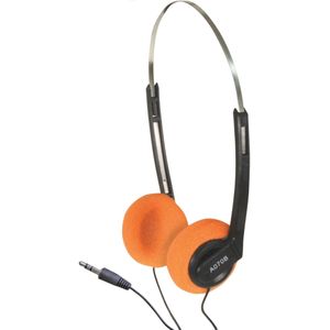 SoundLAB lichtgewicht on-ear stereo hoofdtelefoon / oranje - 1,2 meter