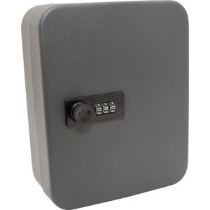 Eagle T420A - Sleutelkluis met haakjes voor 20 sleutels - Zwart - Sleutelkast - 19 x 16 x 7cm