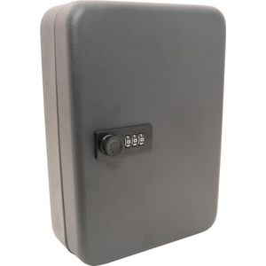 Eagle T420B Sleutelkast met haakjes en labels voor 40 sleutels - Zwart - Sleutelkluis - 24x17x7cm