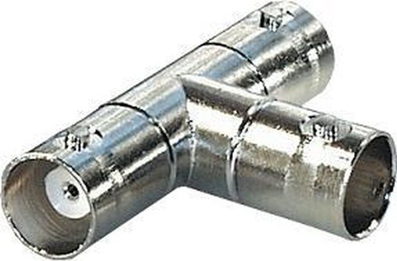 Electrovision - Splitter - 1x BNC Vrouwelijk - 2x BNC Vrouwelijk - Impedantie 50 Ohm