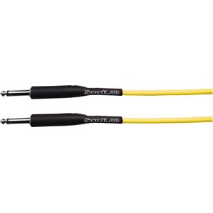 Premium 6,35mm Jack mono gitaar kabel - geel - 6 meter