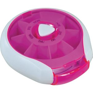 Aidapt pillendoosje opslag voor 1 week - roze