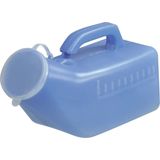 Aidapt - urinaal voor mannen - blauw - plasfles - bedfles